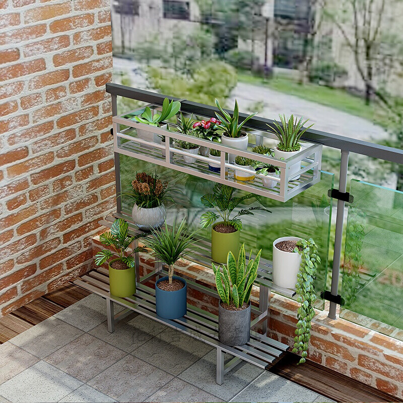 阳台不锈钢花架