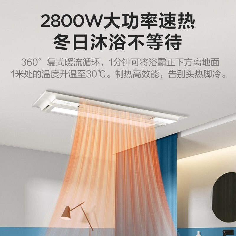 厨房吊顶要装暖风机吗