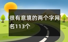 带符号的两字网名