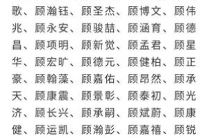 比较好听的男生名字