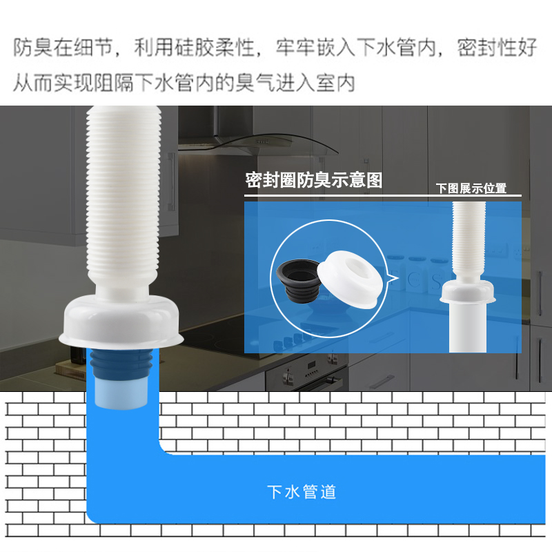 面盆下水器密封圈漏水