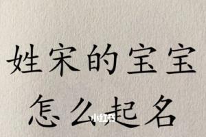 姓宋的女孩名字两个字