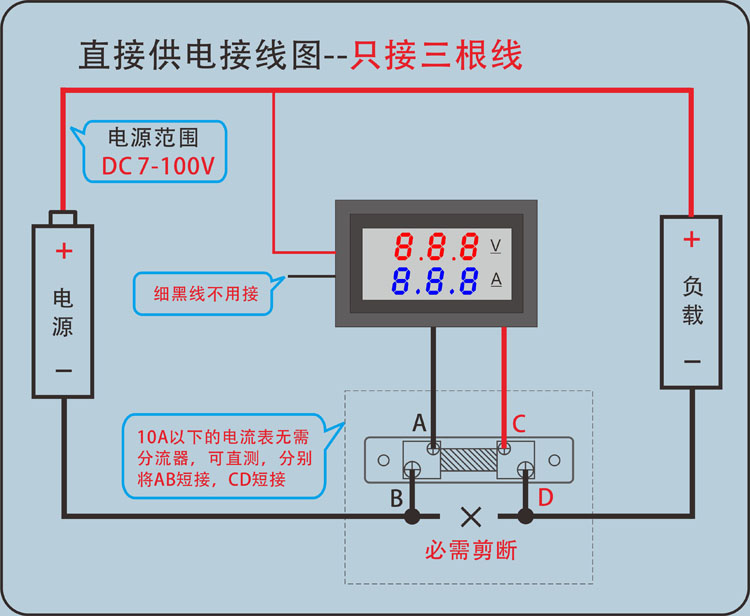 电流表为什么接分流器