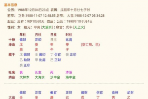 八字姓名测算